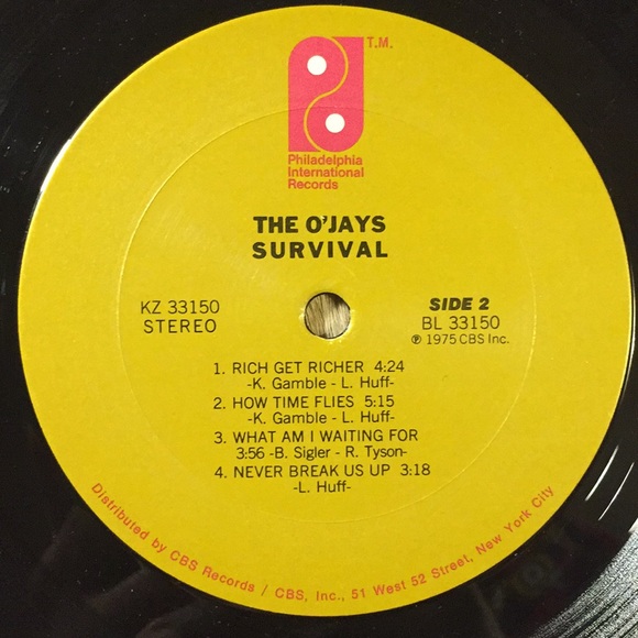 The O’Jays - “Survival” Vinyl LP - Picture 5 of 5